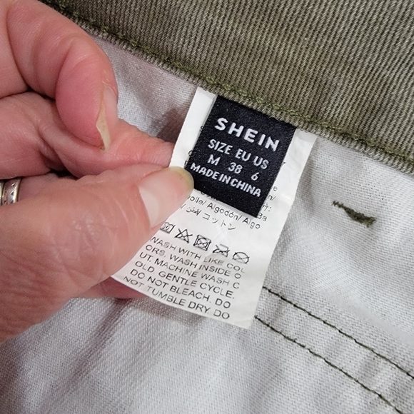 Shein Camo camouflage mini skirt Size 6 - Picture 8 of 10